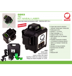 Laser vert 3D 360°