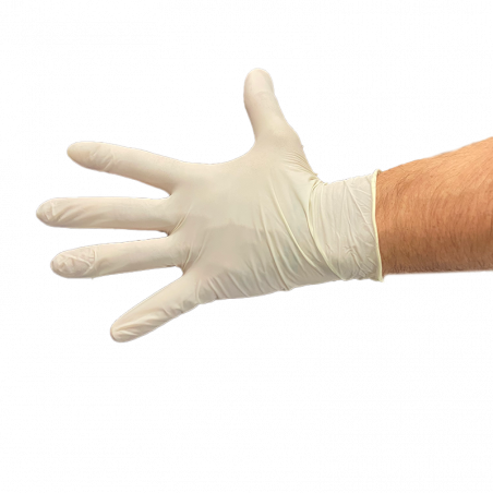 Gants en Latex non poudrés - Boîte de 100